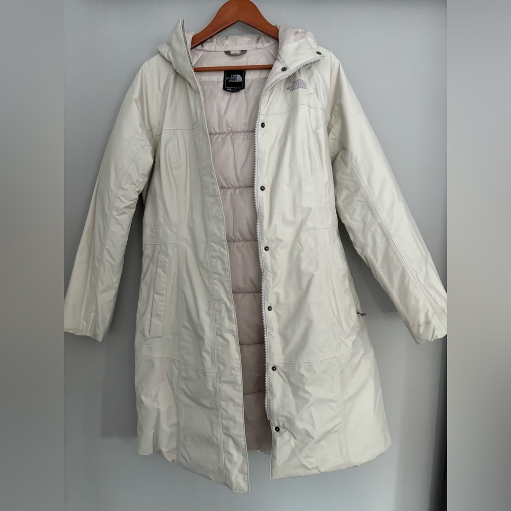 The north face down parka coat with hood